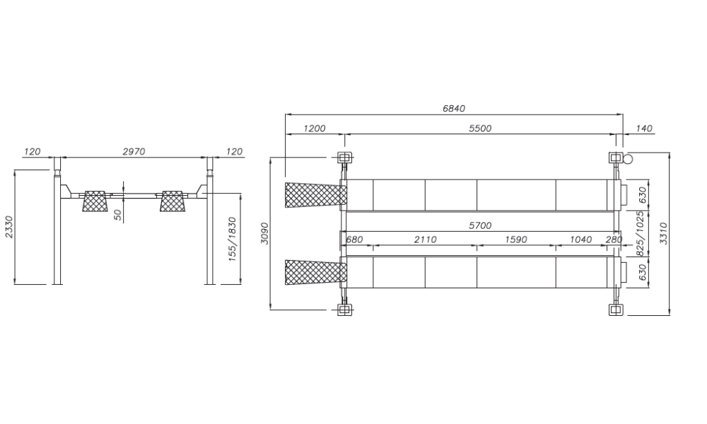 Neljasambatõstuk sillareguleerimiseks Werther 450AT/5 - Image 3