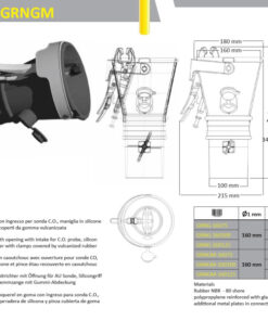 Kummist voolikuotsik näpitsa ja lukustusklapiga